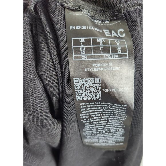 Marciano Los Angeles Women's Sz. L Black Sequin & Lace Dress - Picture 6 of 9